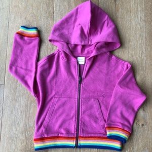 Hanna Andersson Girls Zip Sweatshirt